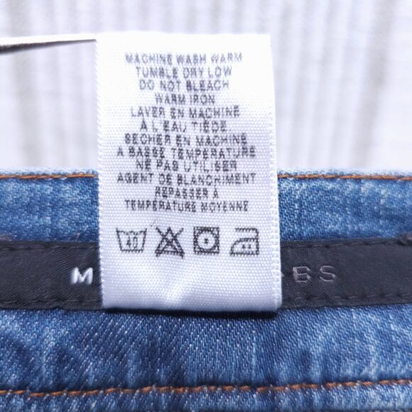 MARC JACOBS Jeans Y2K Wide Leg Flared Denim 29x33 Womens 4 Distressed - Picture 8 of 15